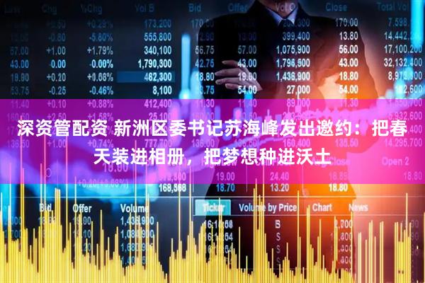 深资管配资 新洲区委书记苏海峰发出邀约：把春天装进相册，把梦想种进沃土